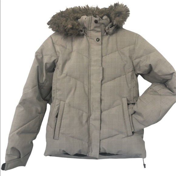 Misty Mountain Jackets & Coats Misty Mountain Grey Glen Plaid Ski